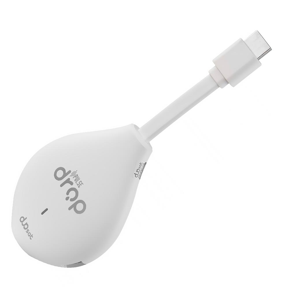 Receptor Iptv Duosat Pulse Drop 2GB de RAM / 32GB / UHD / 4K - Branco