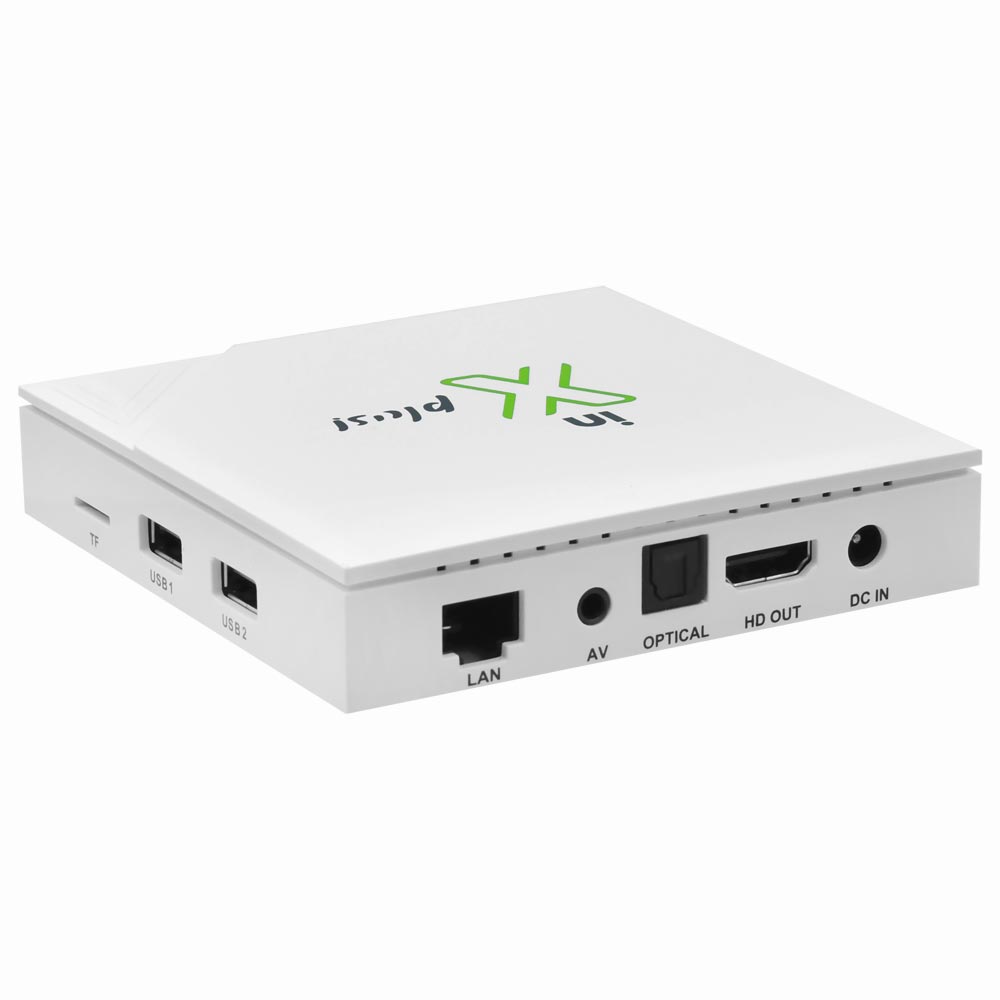 Receptor Iptv In X Plus V3 2GB de RAM / 16GB / UHD / 8K - Branco