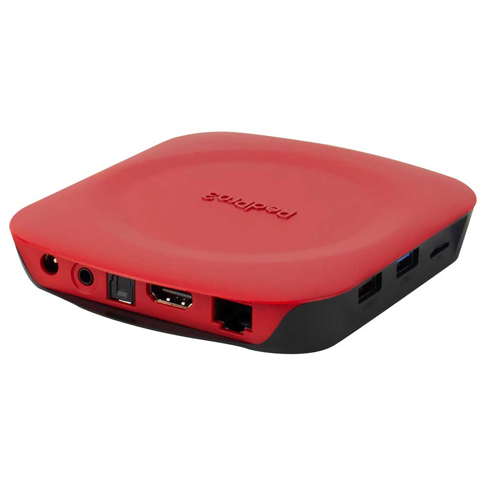 Receptor Iptv Red Pro3 2GB de RAM / 16GB / UHD / 4K - Vermelho / Preto