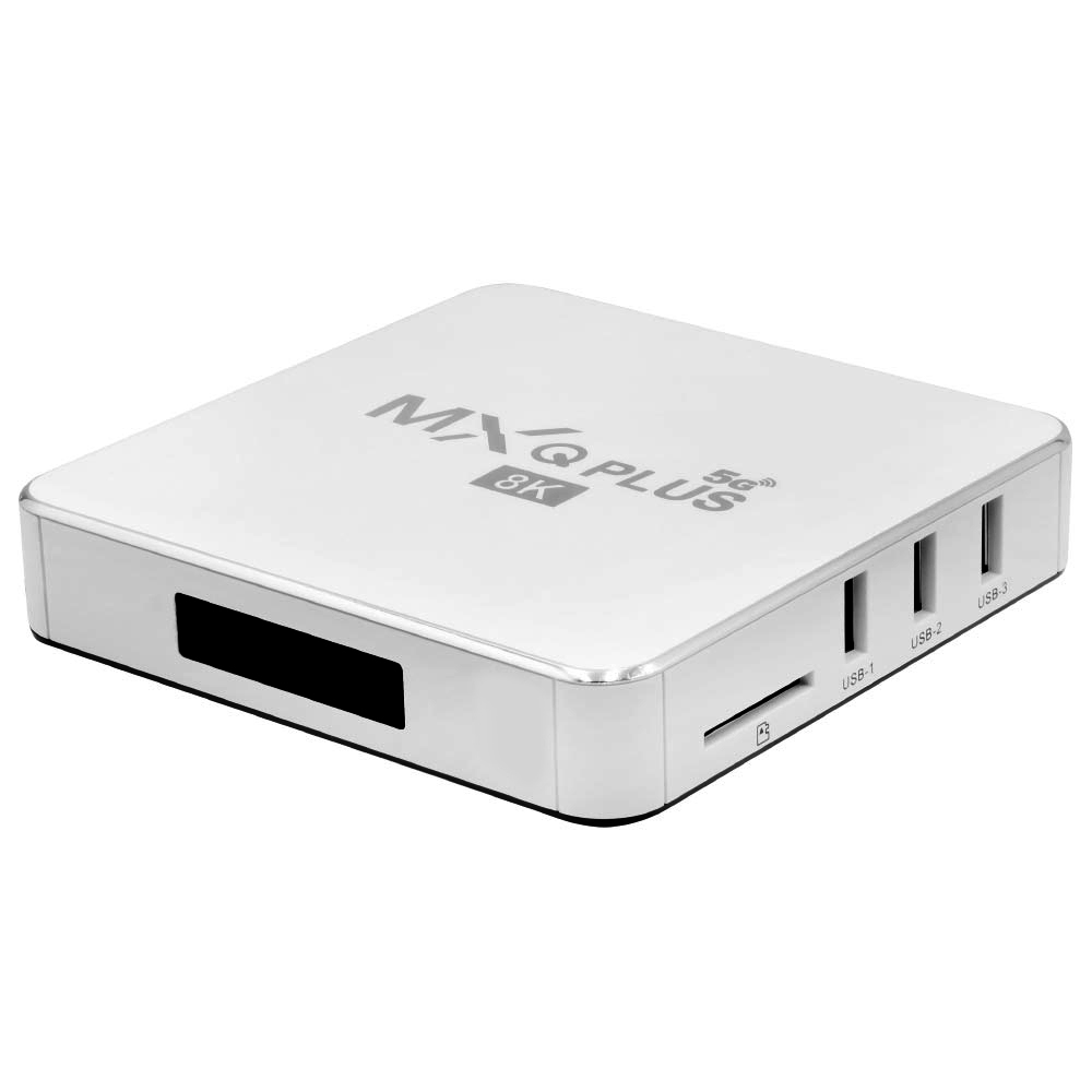 TV Box MXQ Plus 128GB de RAM / 512GB / 5G / 8K - Prata