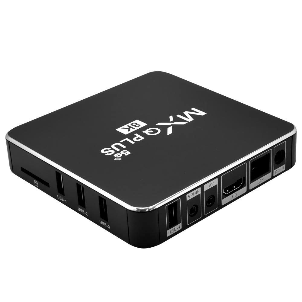 TV Box MXQ Plus 128GB de RAM / 512GB / 5G / 8K - Preto