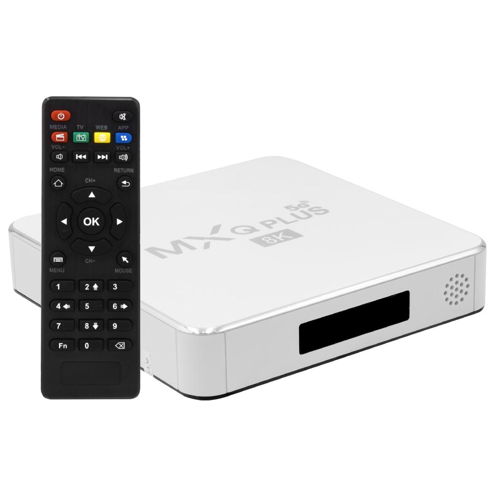 TV Box MXQ Plus 64GB de RAM / 512GB / 5G / 8K - Branco
