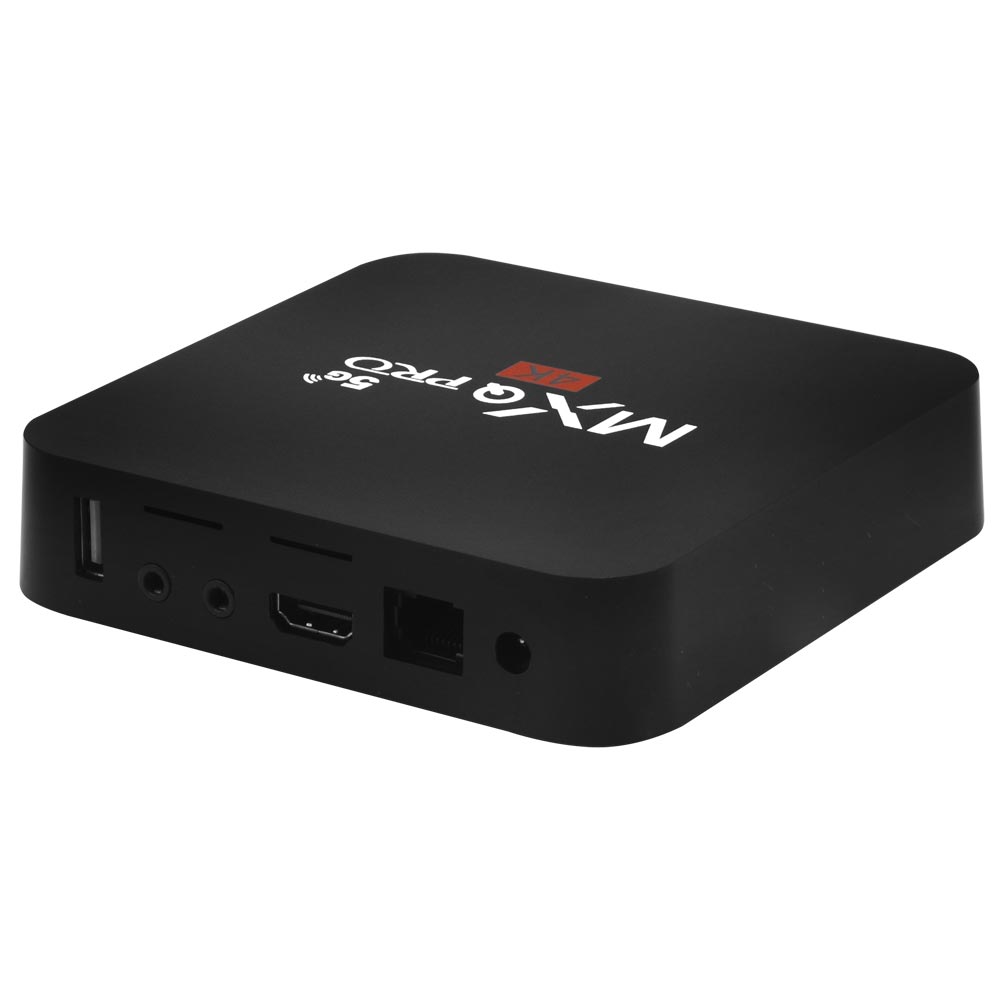 TV Box MXQ Pro 8GB de RAM / 64GB / 5G / 4K - Preto