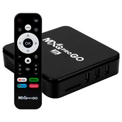 TV Box MXQ Pro Go 32GB de RAM / 128GB / 8K / 5G - Preto