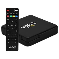 TV Box MXQ X 128GB de RAM / 512GB / 5G / 8K - Preto