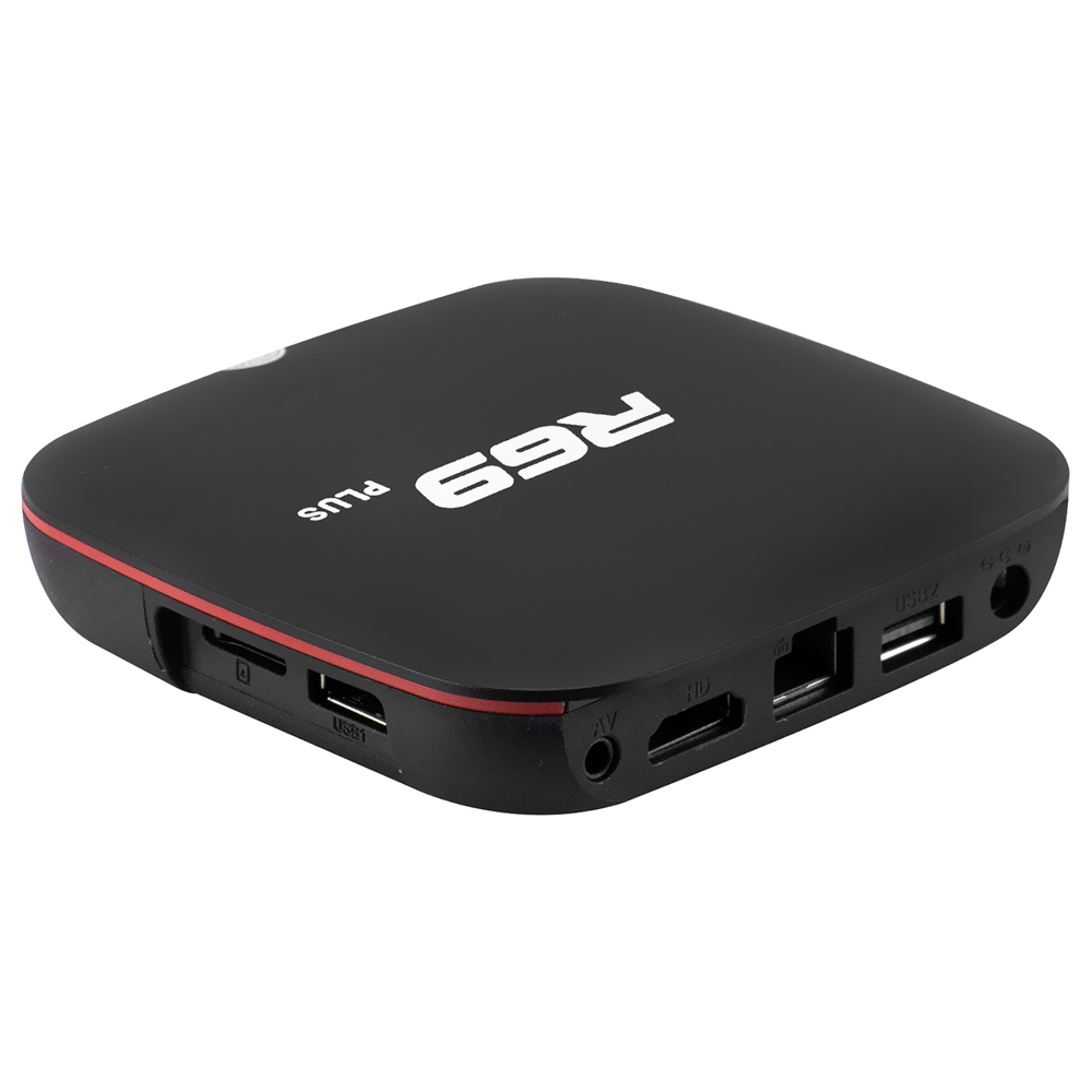 TV Box R69 Plus 64GB de RAM / 512GB / 5G / UHD / 8K / 6D - Preto