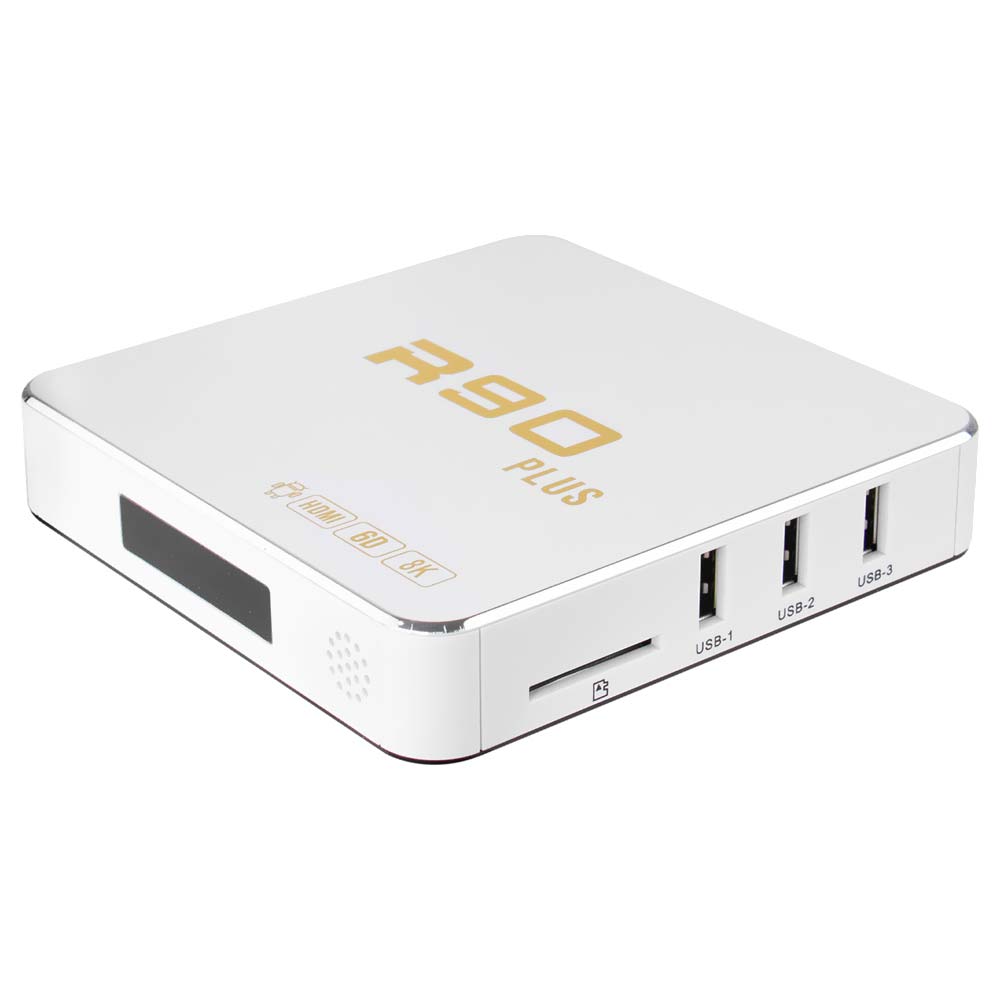 TV Box R90 Plus 64GB de RAM / 512GB / 5G / UHD / 8K / 6D - Branco