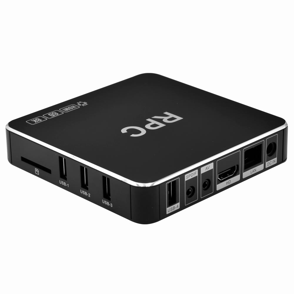 TV Box RPC 64GB de RAM / 512GB / UHD / 6D / 8K - Preto