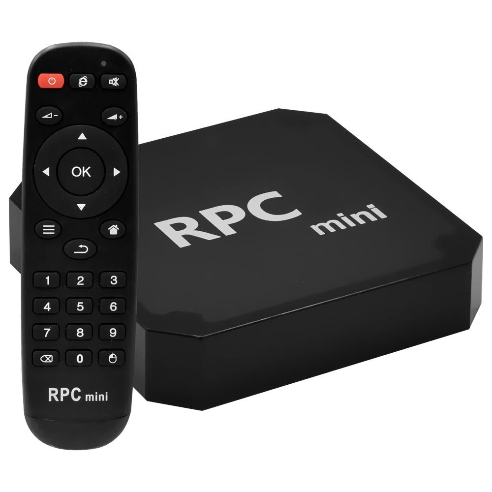 TV Box RPC Mini 64GB de RAM / 512GB / UHD / 8K - Preto