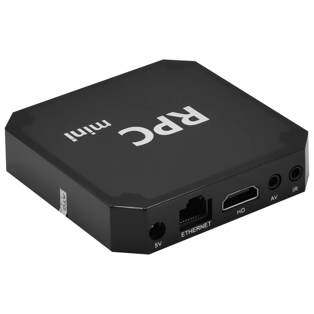 TV Box RPC Mini 64GB de RAM / 512GB / UHD / 8K - Preto