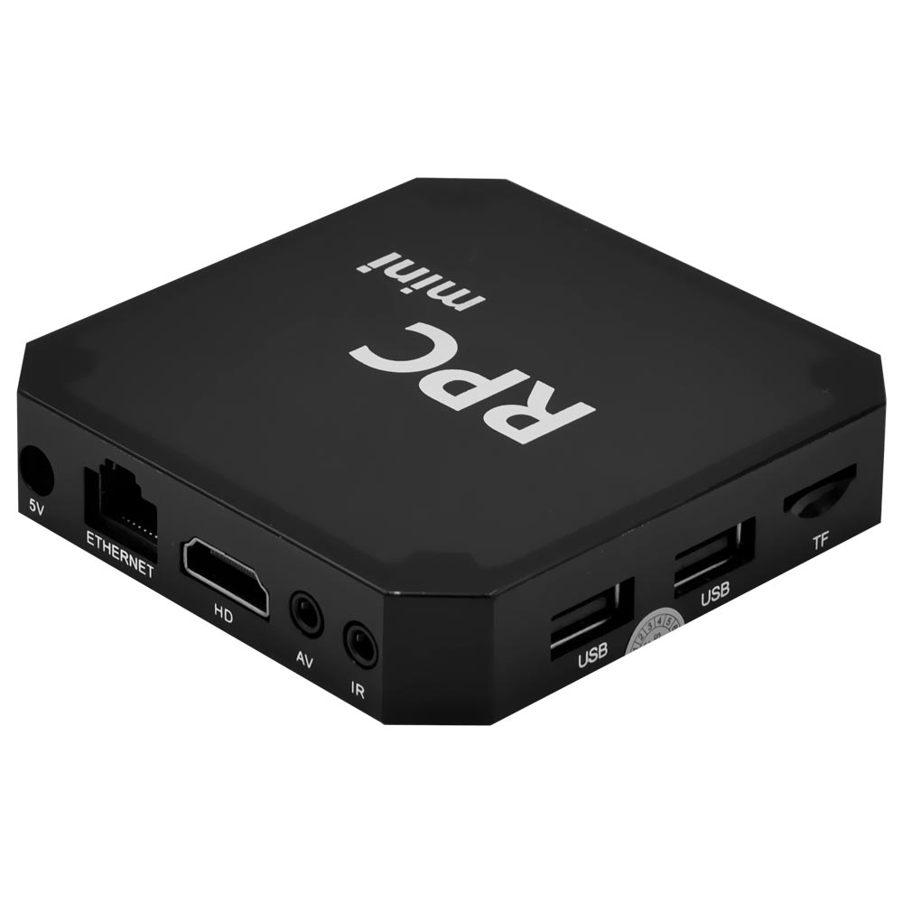 TV Box RPC Mini 64GB de RAM / 512GB / UHD / 8K - Preto