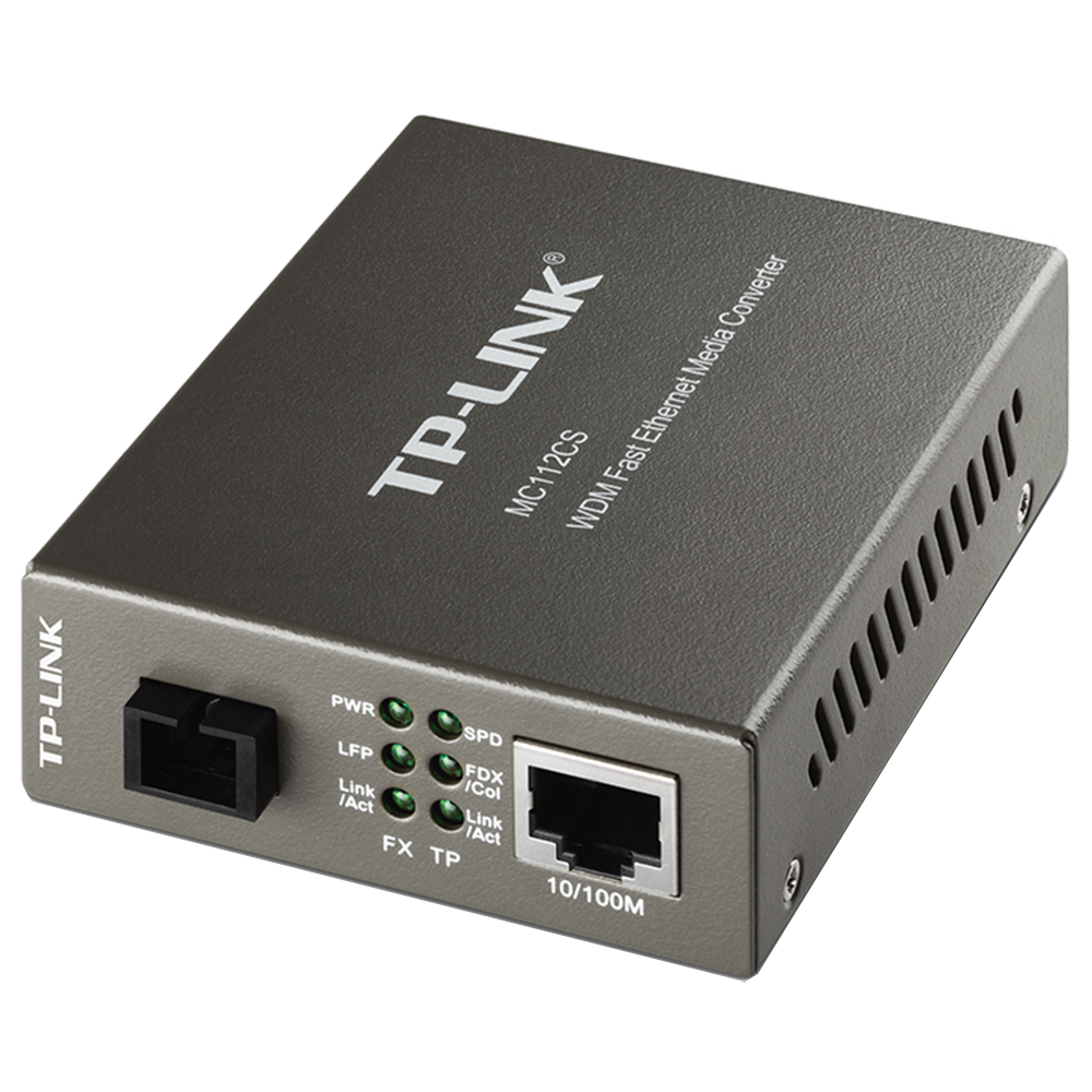 Conversor de Mídia Tp-Link MC112CS 10 / 100Mbps 