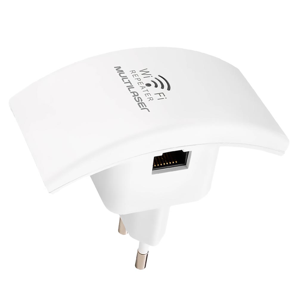 Repetidor de Sinal Multilaser RE055 2.4GHz - 300Mbps (Branco)