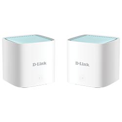 Roteador D-Link M15 Eagle Pro AI Mesh AX1500 Dual Band / 2.4GHz / 5GHz / 1500Mbps - Kit com 2