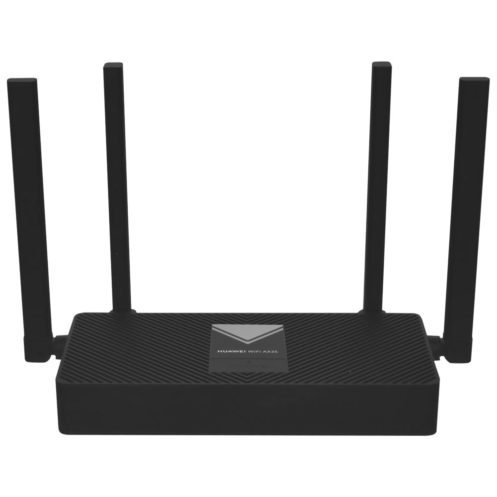 Roteador Huawei AX3S Dual Band / 2.4GHz / 5GHz / Wi-Fi 6 / MU-MIMO / 4 Antenas - Preto