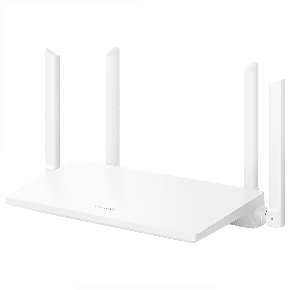 Roteador Huawei WS7001 AX2 Mesh Plus Dual Band / 2.4GHz / 5GHz / Wi-Fi 6 / 4 Antenas - Branco