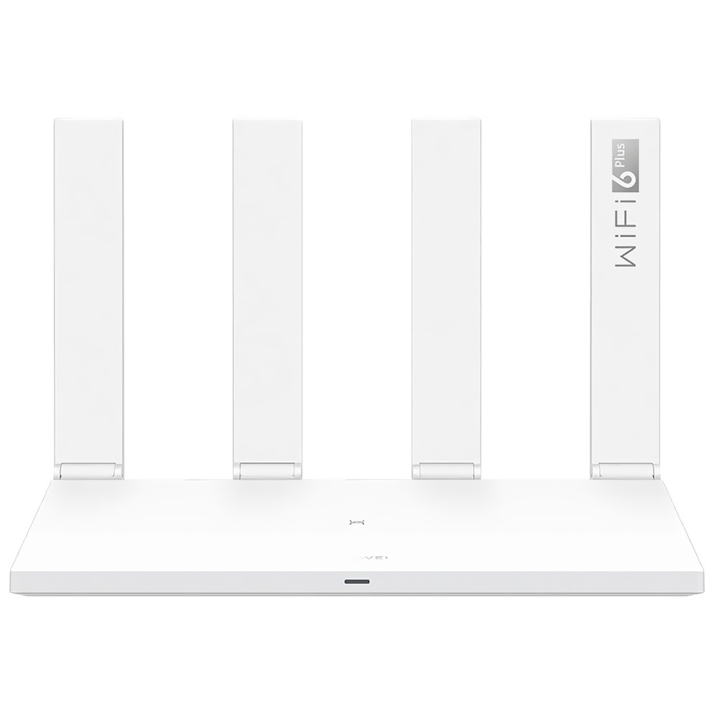 Roteador Huawei WS7200 AX3 Quad Core Dual Band / 2.4GHz / 5GHz / Wi-Fi 6 / 4 Antenas - Branco