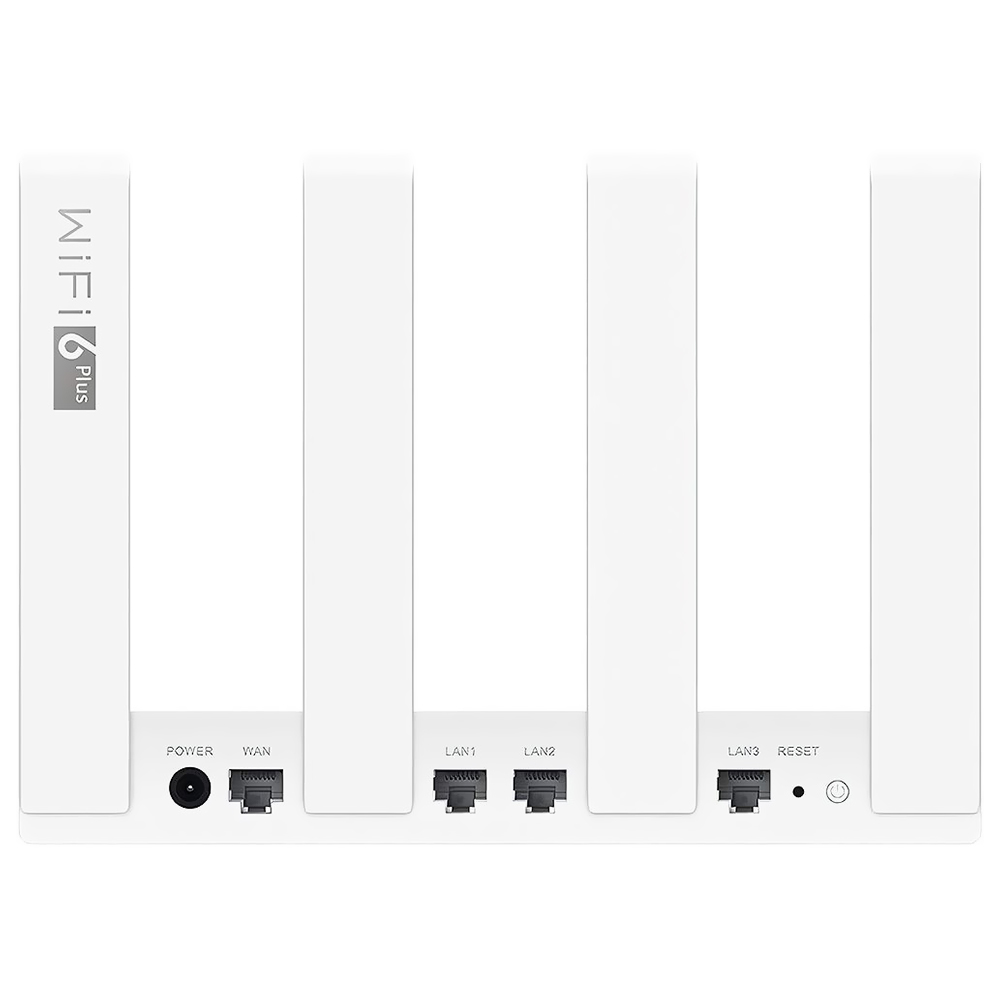 Roteador Huawei WS7200 AX3 Quad Core Dual Band / 2.4GHz / 5GHz / Wi-Fi 6 / 4 Antenas - Branco