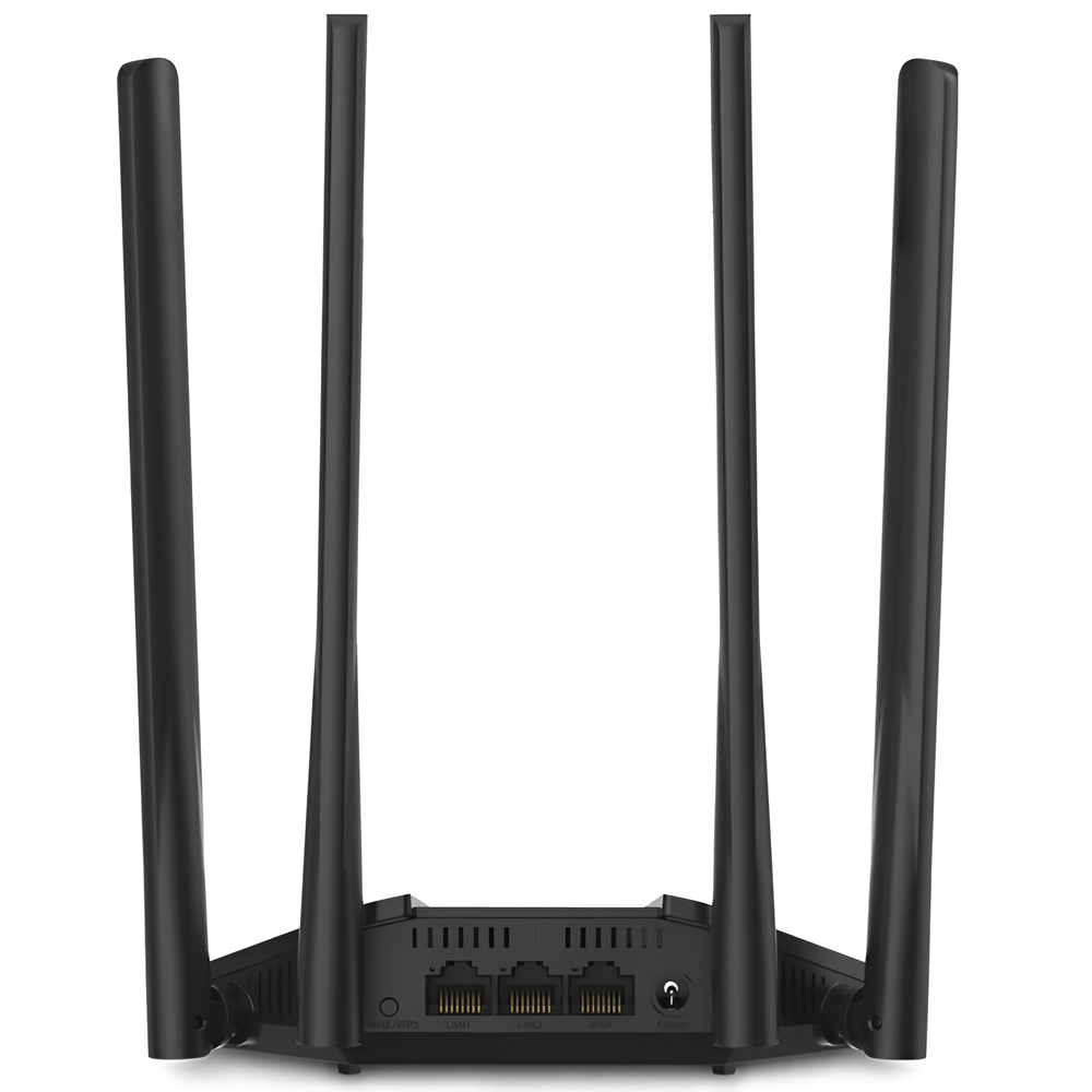 Roteador Mercusys MR30G AC1200 Dual Band / 2.4GHz / 5GHz / 4 Antenas - Preto