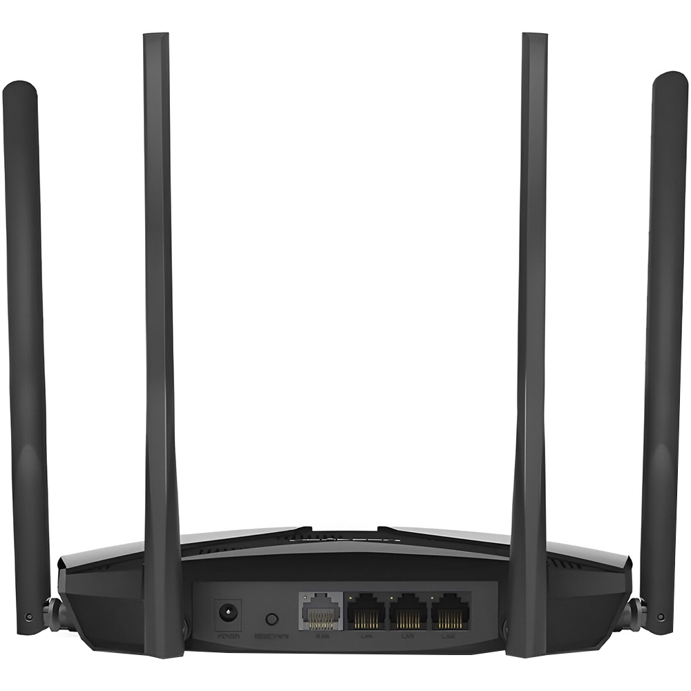 Roteador Mercusys MR70X AX1800 Dual Band / 2.4GHz / 5GHz / Wi-Fi 6 / 4 Antenas - Preto