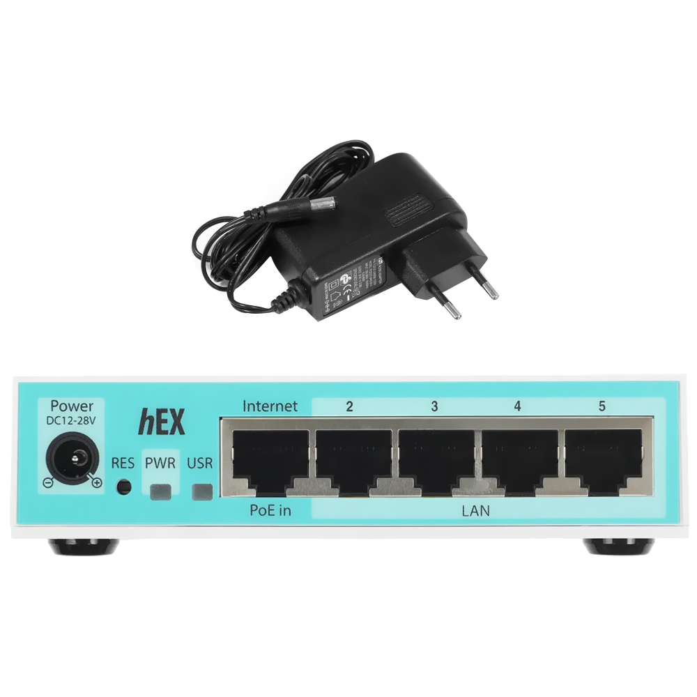 Roteador Mikrotik E50UG Hex 950MHz / 512MB / L4