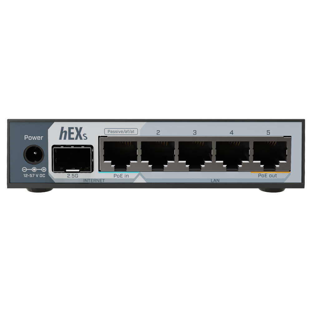 Roteador Mikrotik E60IUGS Hex S / 950MHz / L4 / 512MB