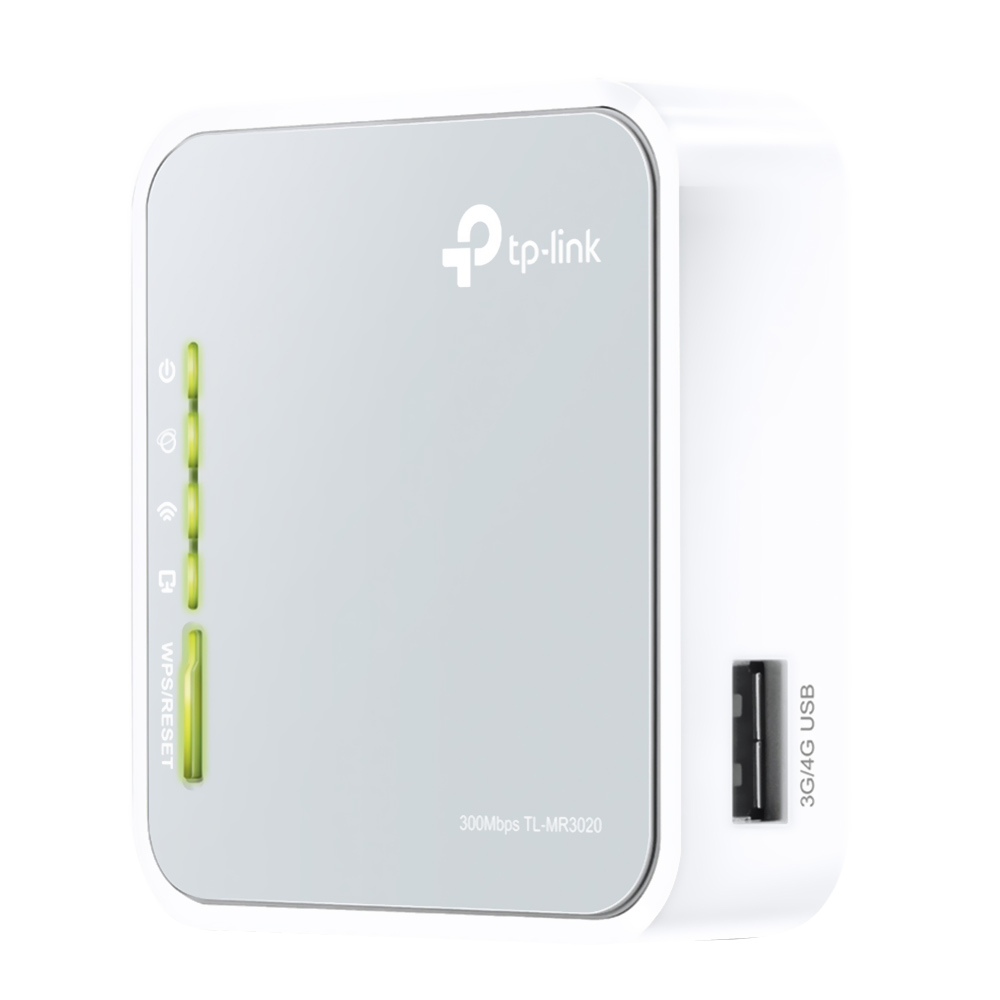 Roteador Portátil Wireless Tp-Link TL-MR3020 3G / 4G - Branco