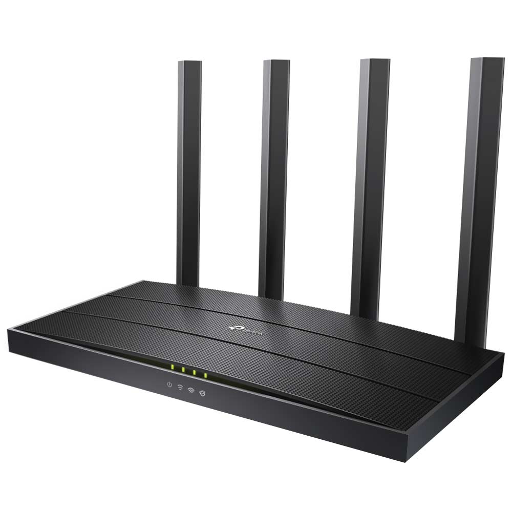 Roteador Tp-Link Archer AX12 AX1500 Dual Band / 2.4GHz / 5GHz / Wi-Fi 6 / 4 Antenas - Preto