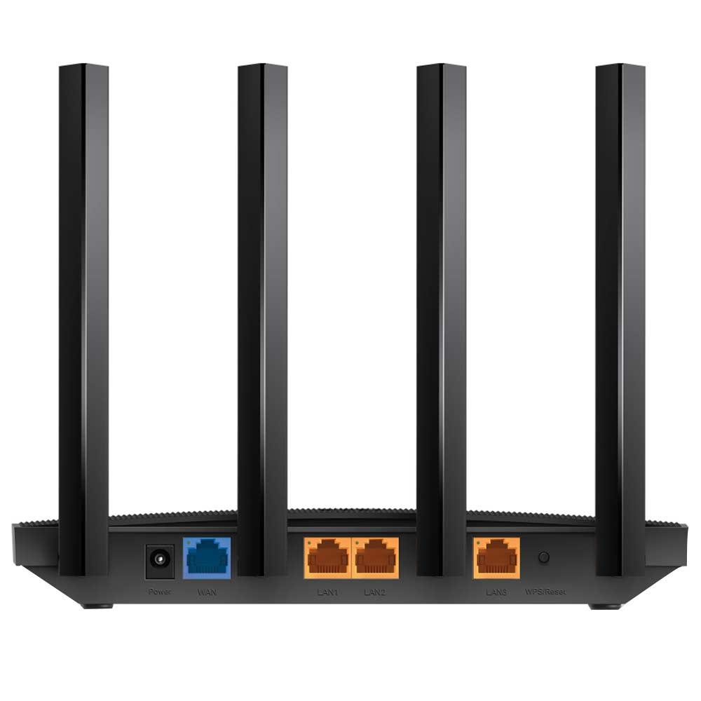 Roteador Tp-Link Archer AX12 AX1500 Dual Band / 2.4GHz / 5GHz / Wi-Fi 6 / 4 Antenas - Preto