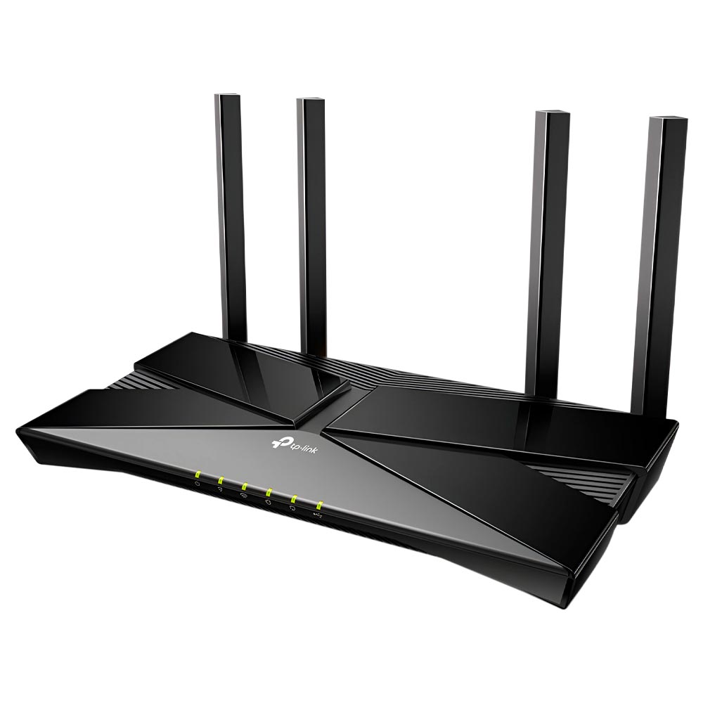 Roteador Tp-Link Archer AX50 AX3000 Dual Band Gigabit / 2.4GHz / 5GHz / Wi-Fi 6 / 4 Antenas - Preto