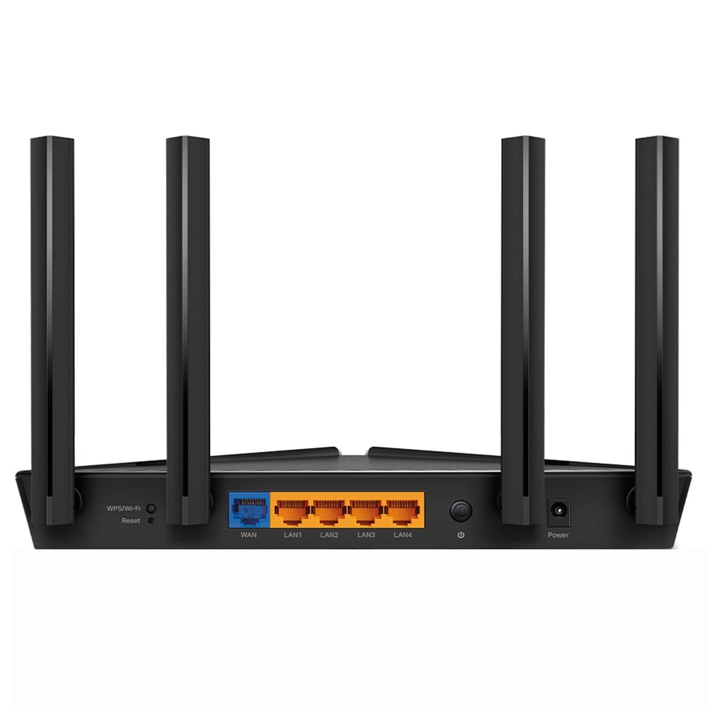 Roteador Tp-Link Archer AX53 AX3000 Dual Band Gigabit / 2.4GHz / 5GHz / Wi-Fi 6 / 4 Antenas - Preto