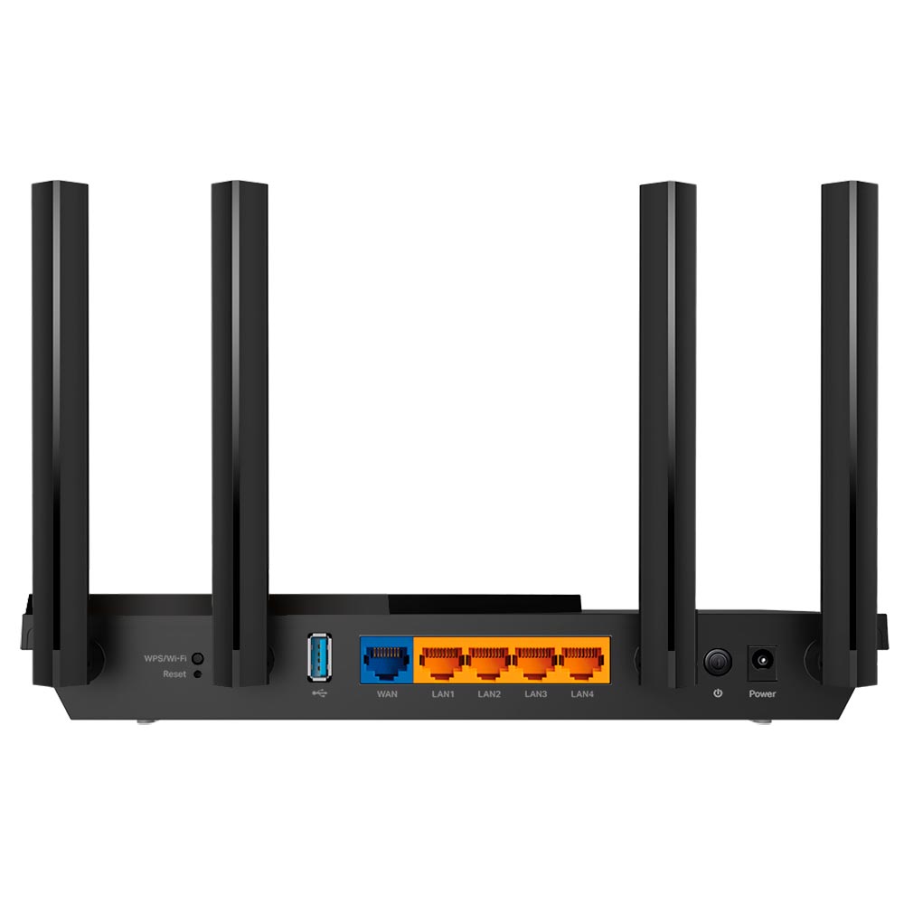 Roteador Tp-Link Archer AX55 AX300 Dual Band Gigabit / 2.4GHz / 5GHz / Wi-Fi 6 / 4 Antenas - Preto