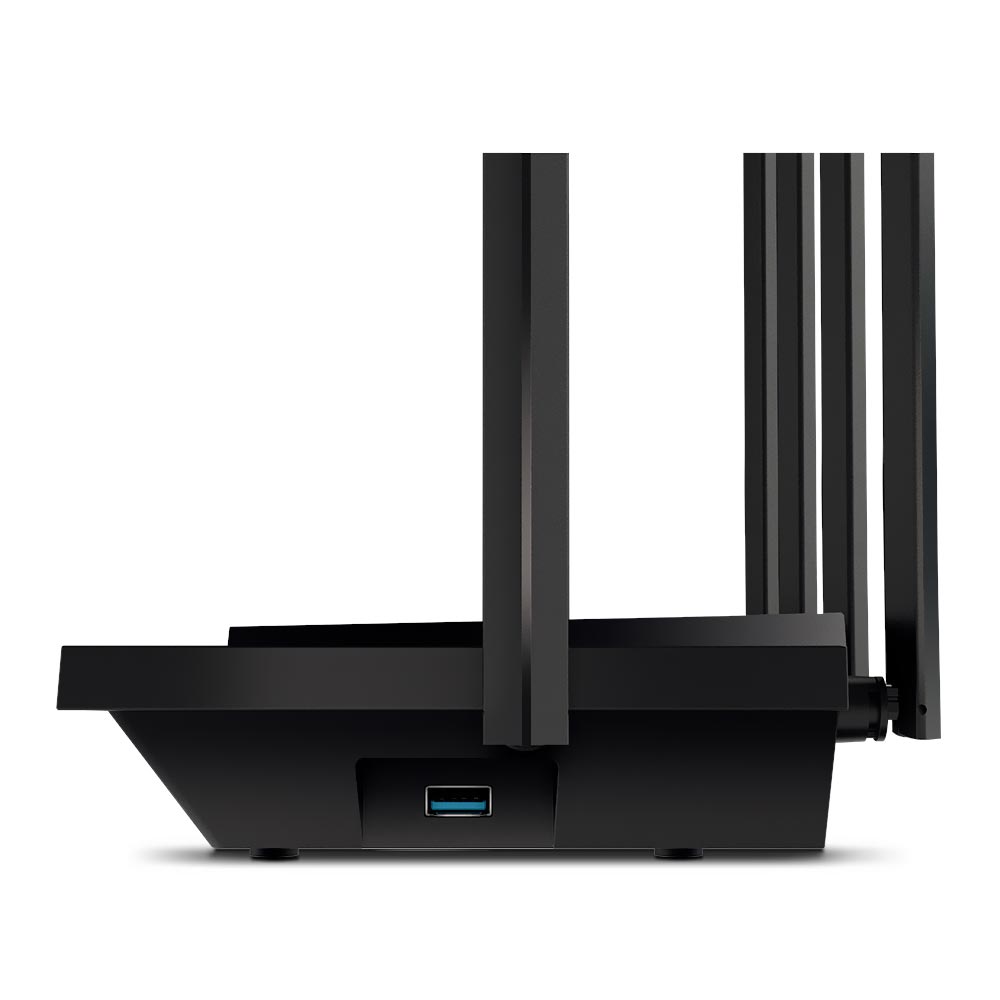 Roteador Tp-Link Archer AX72 Pro AX5400 Multi-Gigabit Dual Band / 2.4GHz / 5GHz / Wi-Fi 6 / 6 Antenas - Preto