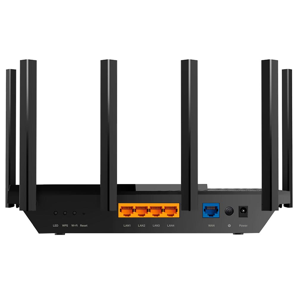 Roteador Tp-Link Archer AX72 Pro AX5400 Multi-Gigabit Dual Band / 2.4GHz / 5GHz / Wi-Fi 6 / 6 Antenas - Preto