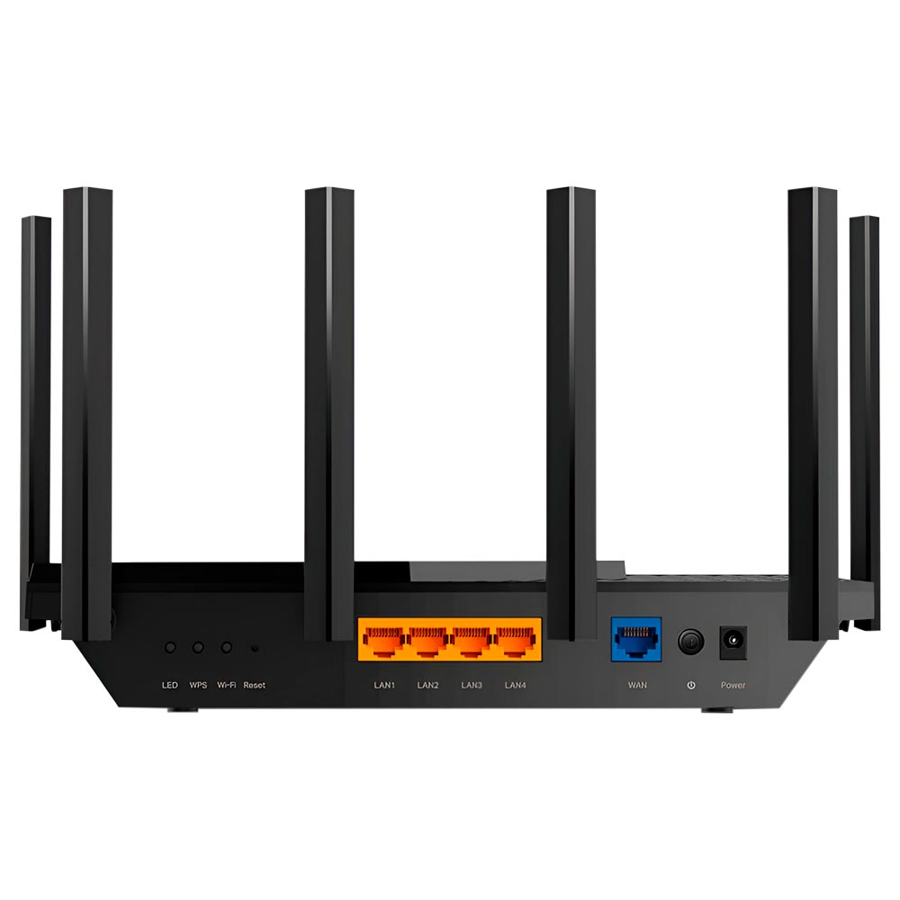 Roteador Tp-Link Archer AX73 AX5400 Dual Band Gigabit / 2.4GHz / 5GHz / 6 Antenas - Preto