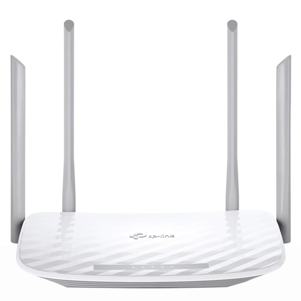 Roteador Tp-Link Archer C20 W AC1200 Dual Band / 2.4GHz / 5GHz / 4 Antenas - Branco