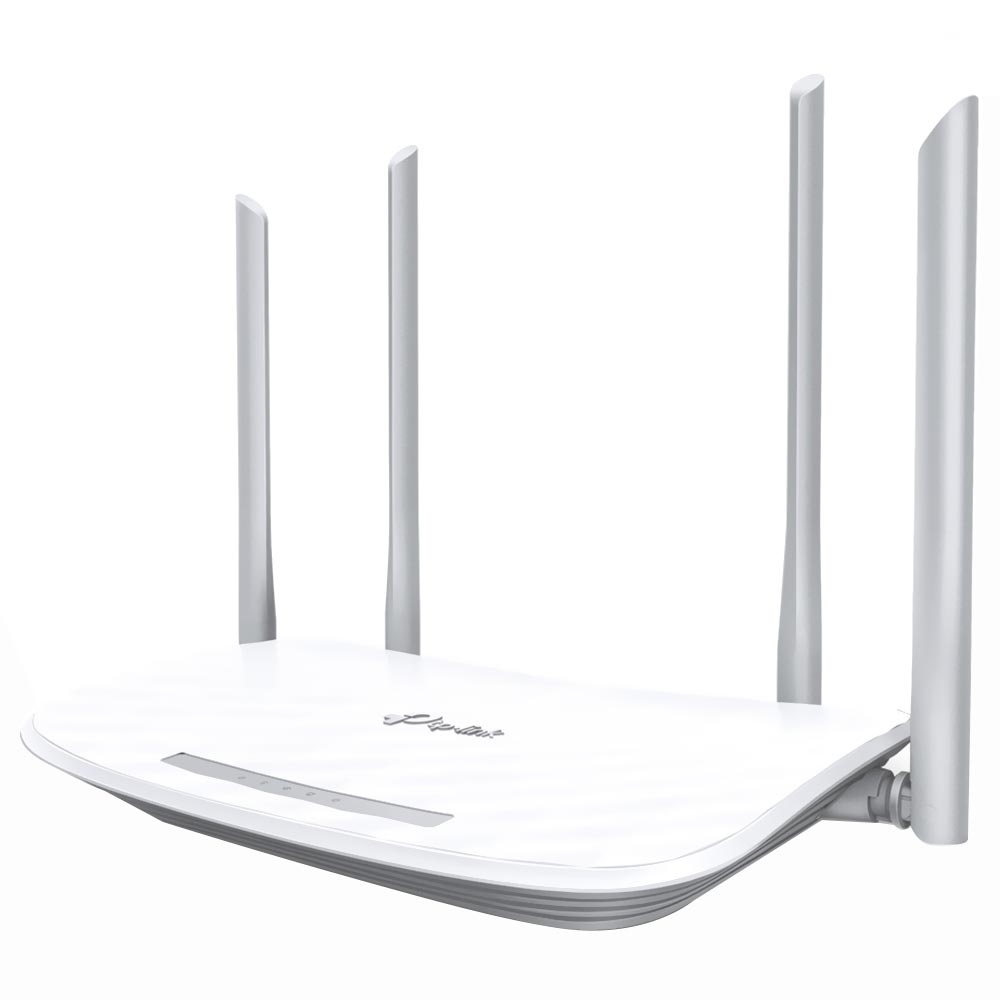 Roteador Tp-Link Archer C20 W AC1200 Dual Band / 2.4GHz / 5GHz / 4 Antenas - Branco