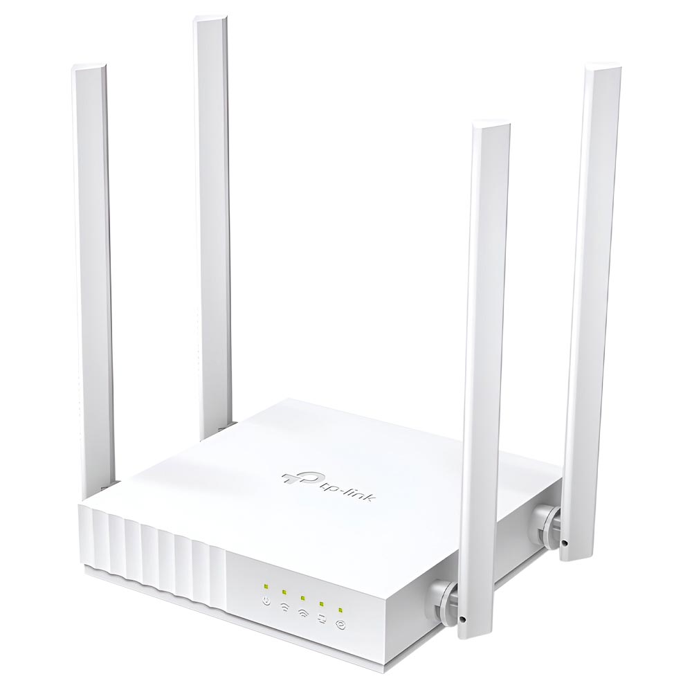 Roteador Tp-Link Archer C21 BR AC750 Dual Band / 2.4GHz / 5GHz / 4 Antenas - Branco