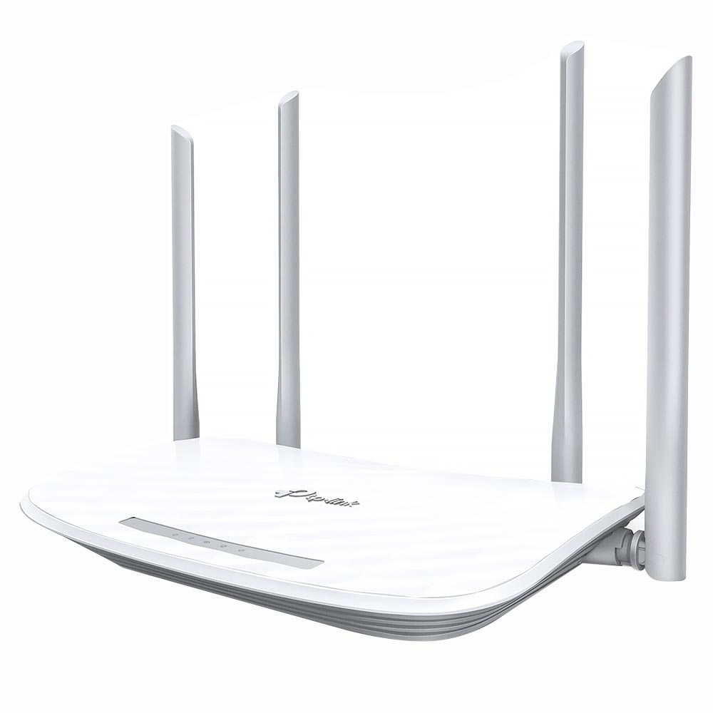 Roteador Tp-Link Archer C50 AC1200 Dual Band / 2.4GHz / 5GHz / 4 Antenas - Branco