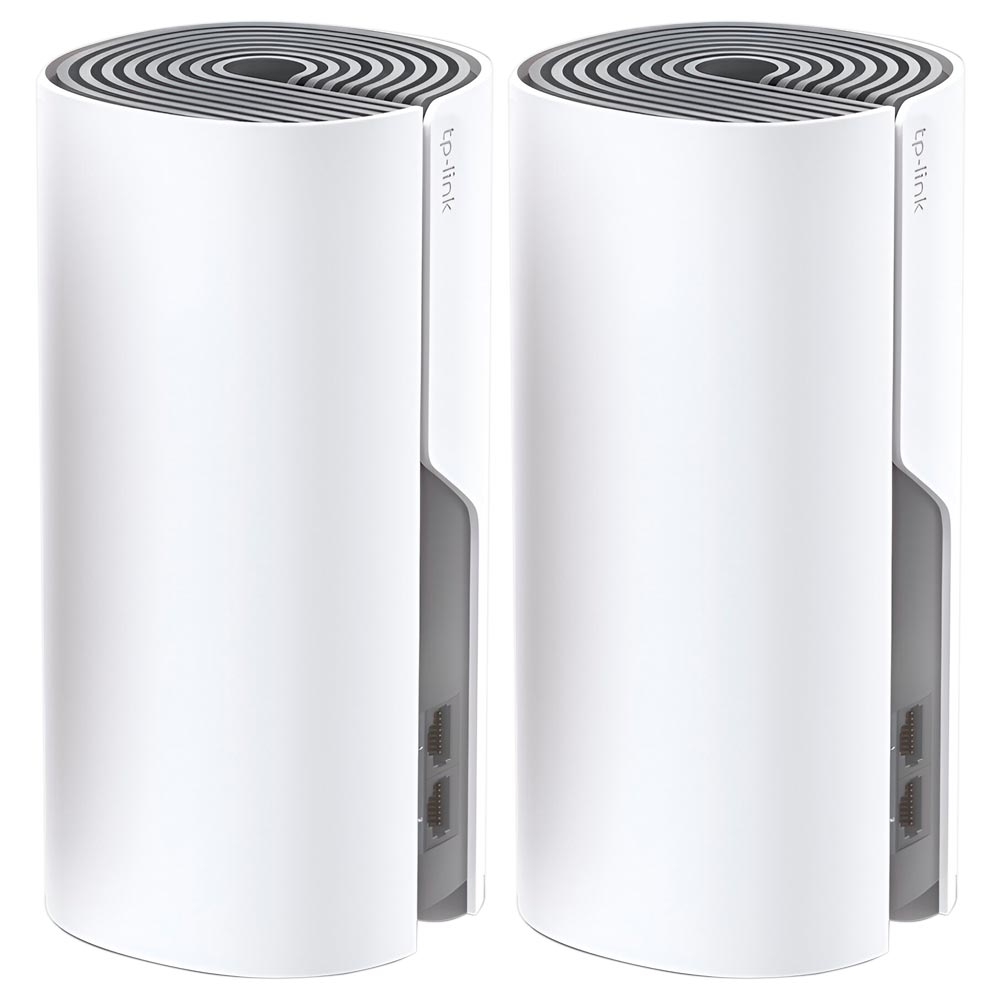 Roteador Tp-Link Deco E4 Whole Home Mesh Wi-Fi AC1200 Dual Band / 2.4GHz / 5GHz - Branco (Kit com 2)