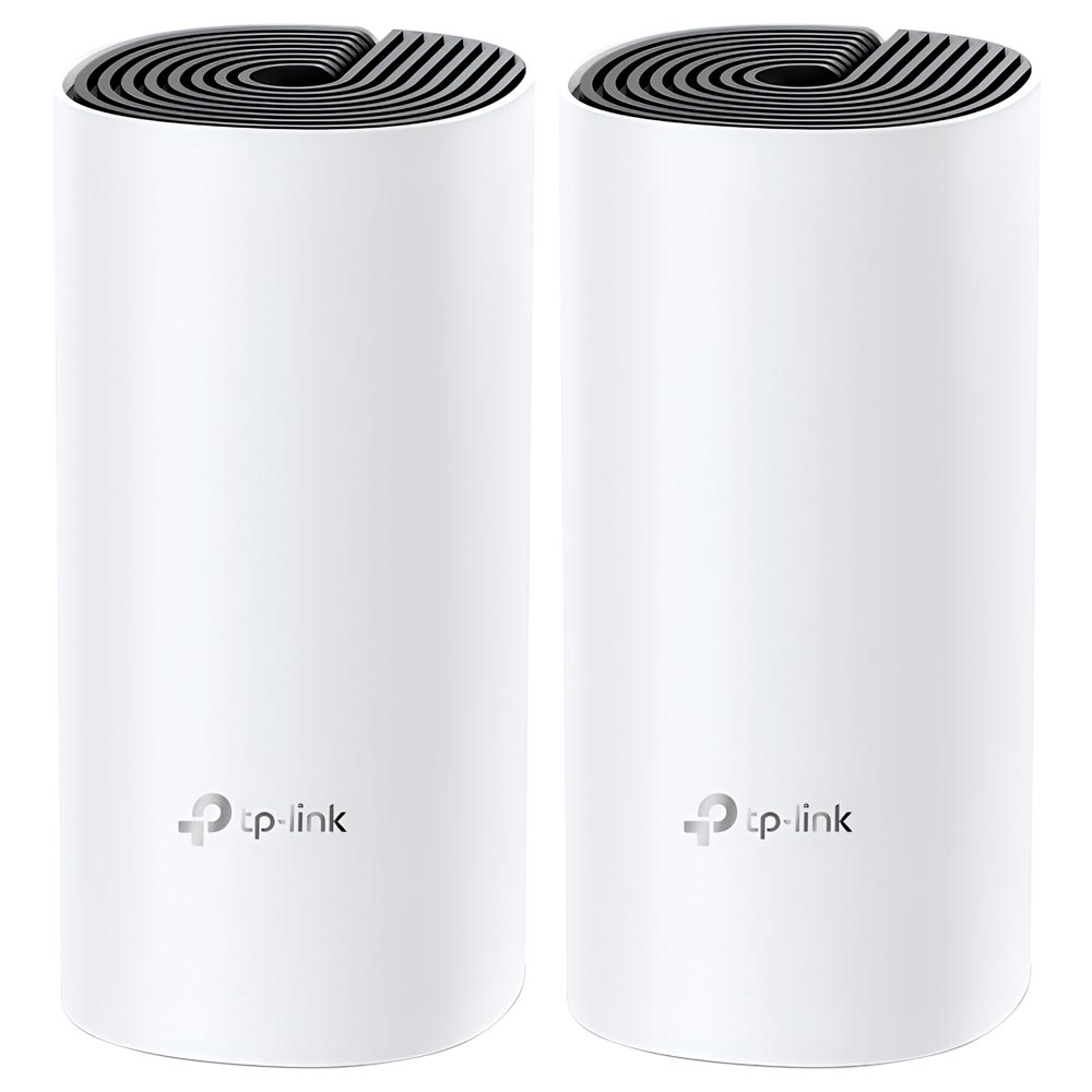 Roteador Tp-Link Deco M4 Whole Home Mesh Wi-Fi AC1200 Dual Band / 2.4GHz / 5GHz - Branco (kit com 2)