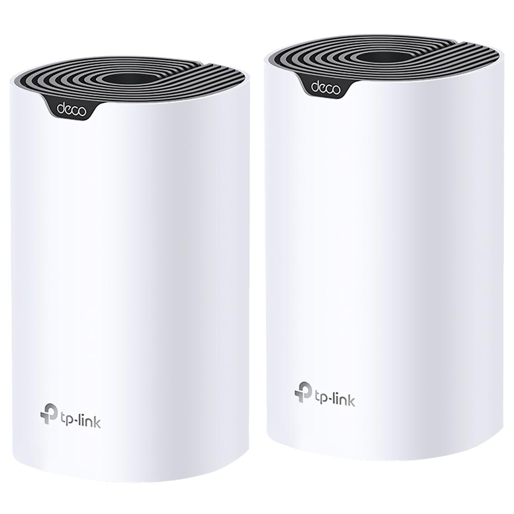 Roteador Tp-Link Deco S7 Whole Home Mesh Wi-Fi AC1900 Dual Band / 2.4GHz / 5GHz - Branco (Kit com 2)