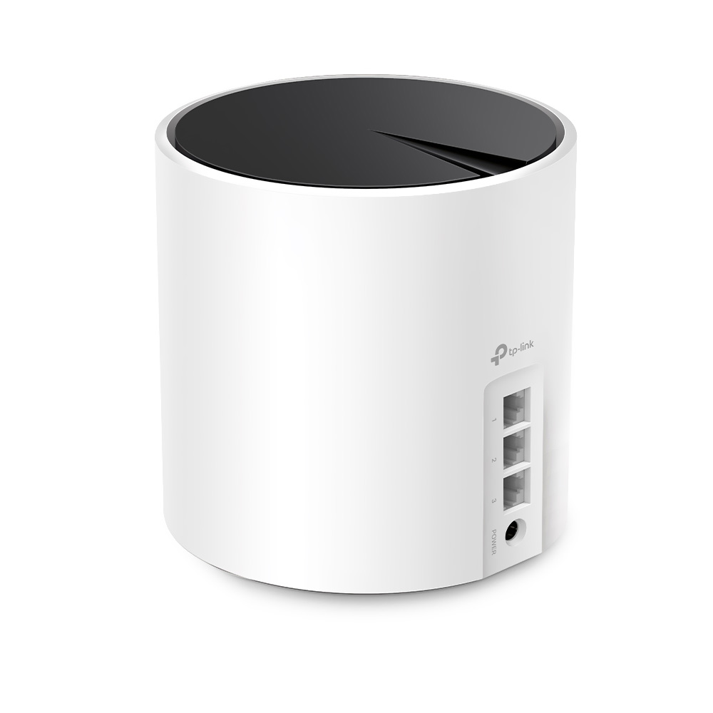 Roteador Tp-Link Deco X55 Whole Home Mesh AX3000 Dual Band / 2.4GHz / 5GHz / Wi-Fi 6 - Branco (Kit com 2)