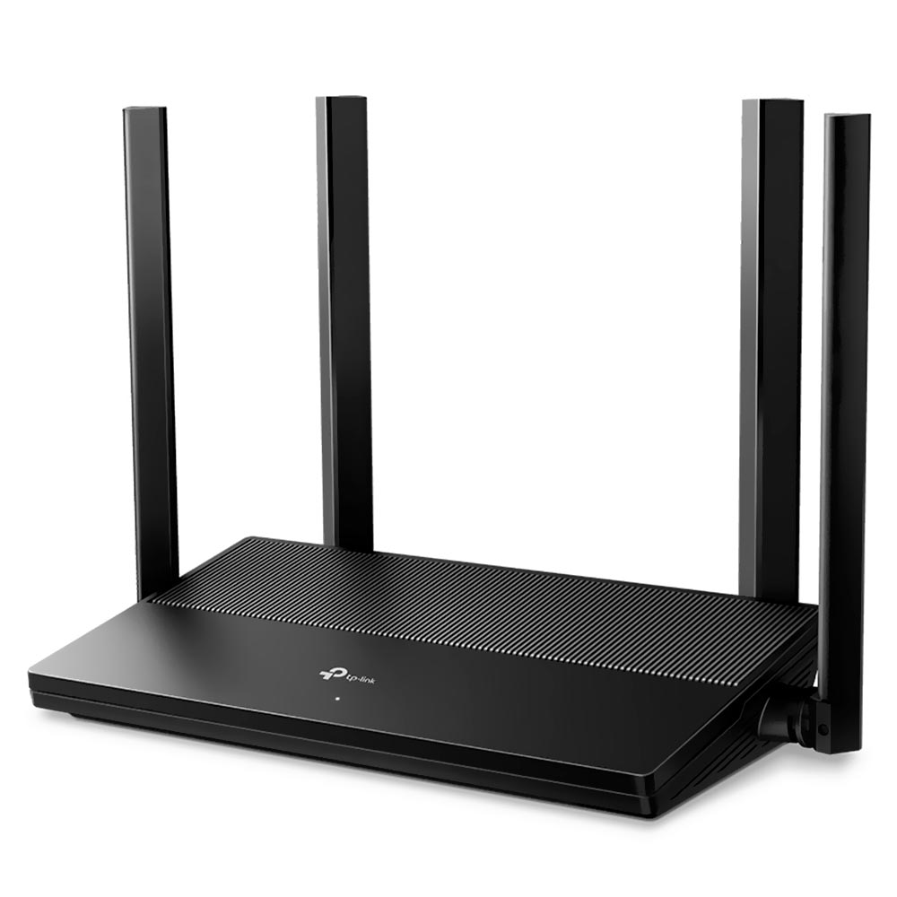 Roteador Tp-Link EX141 AX1500 Dual Band / 2.4GHz / 5GHz / Wi-Fi 6 / 4 Antenas - Preto