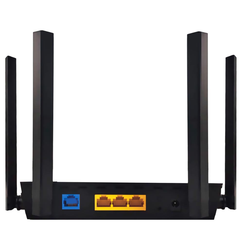 Roteador Tp-Link EX141 AX1500 Dual Band / 2.4GHz / 5GHz / Wi-Fi 6 / 4 Antenas - Preto