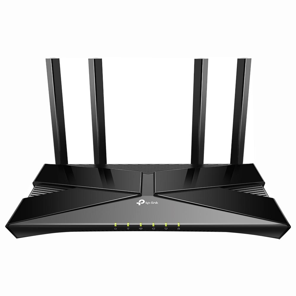 Roteador Tp-Link EX220 AX1800 Dual Band / 2.4GHz / 5GHz / Wi-Fi 6 / 4 Antenas - Preto