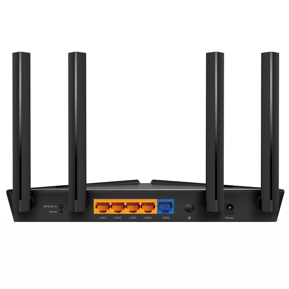 Roteador Tp-Link EX220 AX1800 Dual Band / 2.4GHz / 5GHz / Wi-Fi 6 / 4 Antenas - Preto