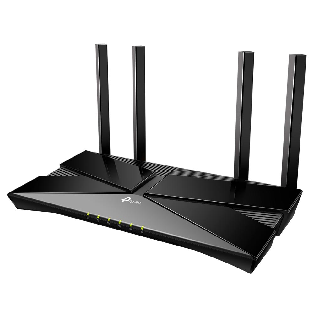 Roteador Tp-Link EX511 AX3000 Dual Band Gigabit / 2.4GHz / 5GHz / Wi-Fi 6 / 4 Antenas - Preto