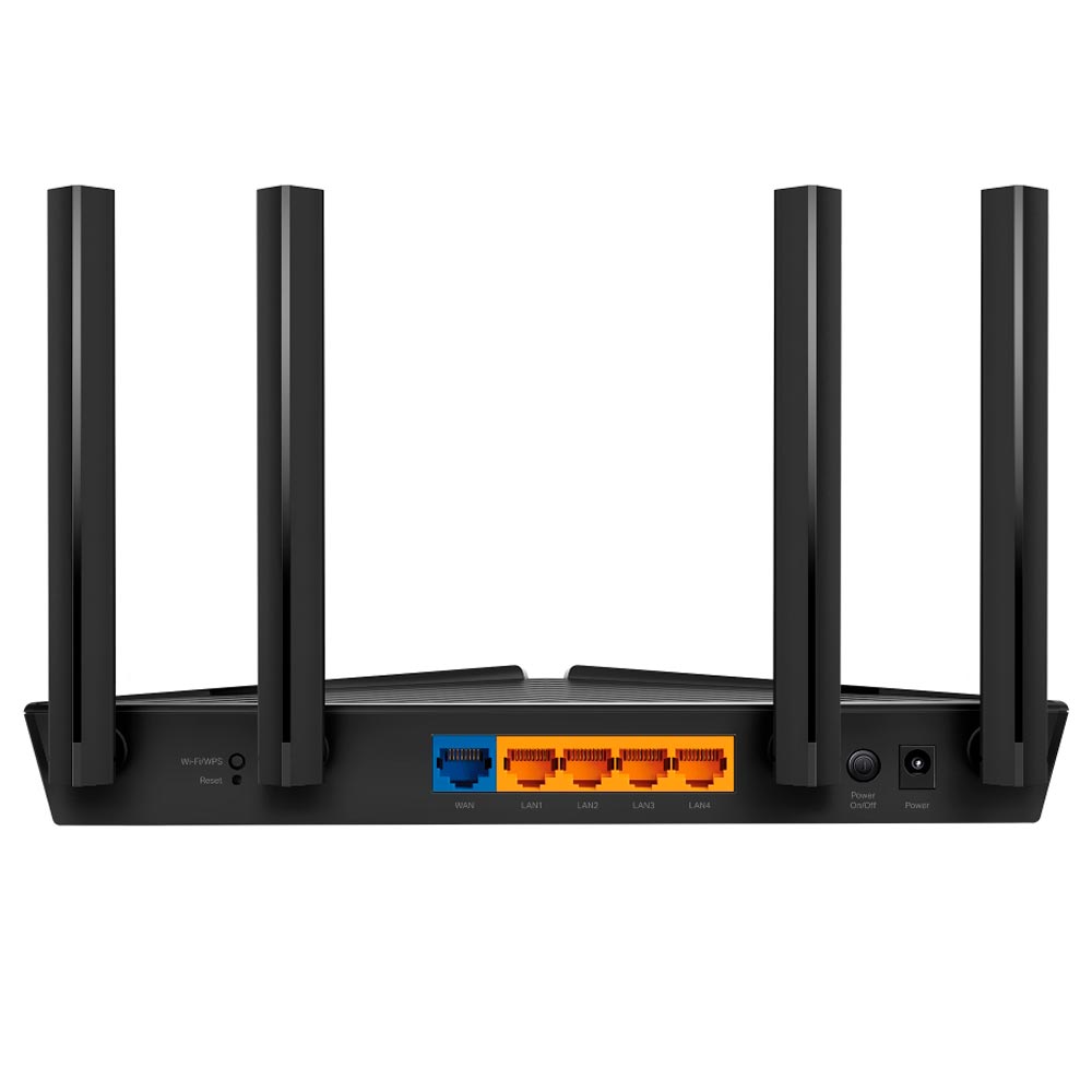 Roteador Tp-Link EX511 AX3000 Dual Band Gigabit / 2.4GHz / 5GHz / Wi-Fi 6 / 4 Antenas - Preto
