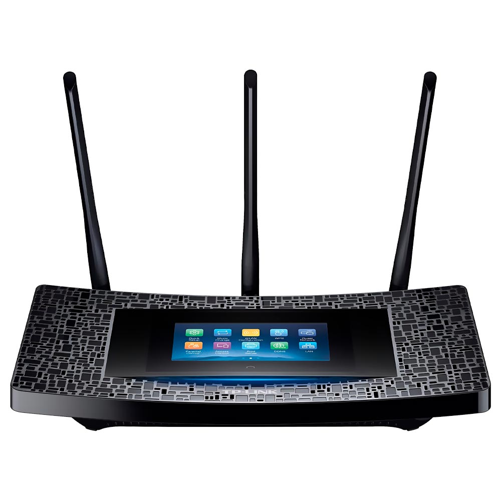 Roteador Tp-Link P5 Touch AC1900 Dual Band Gigabit / 2.4GHz / 5GHz - Preto